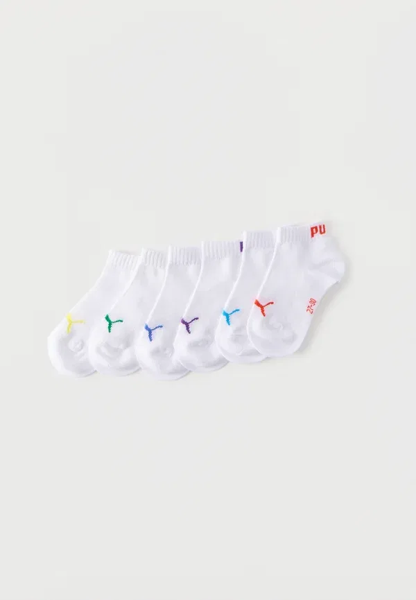 Носки из хлопка Quarter unisex 6 pack - sneaker socks Puma, Multi-coloured, мультиколор