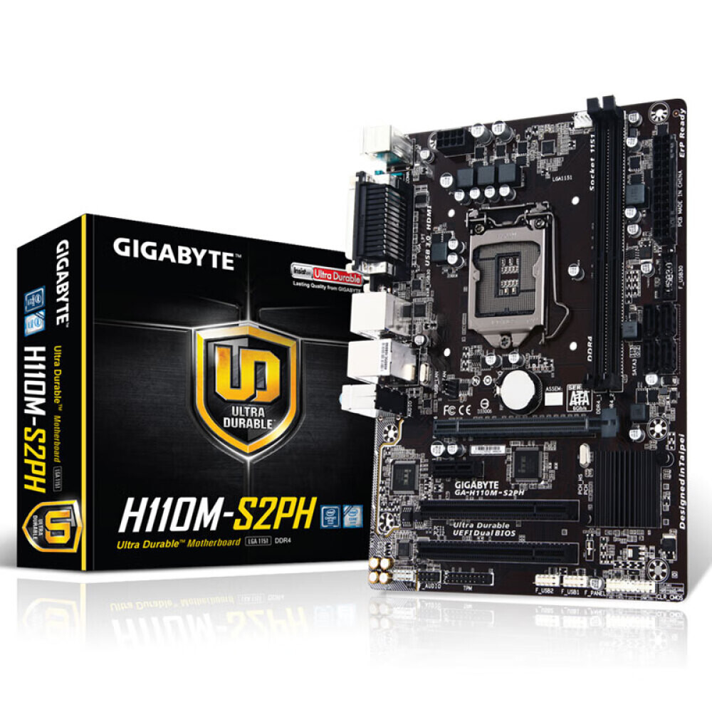 

Материнская плата Gigabyte H110M-S2PH, LGA1151, DDR4