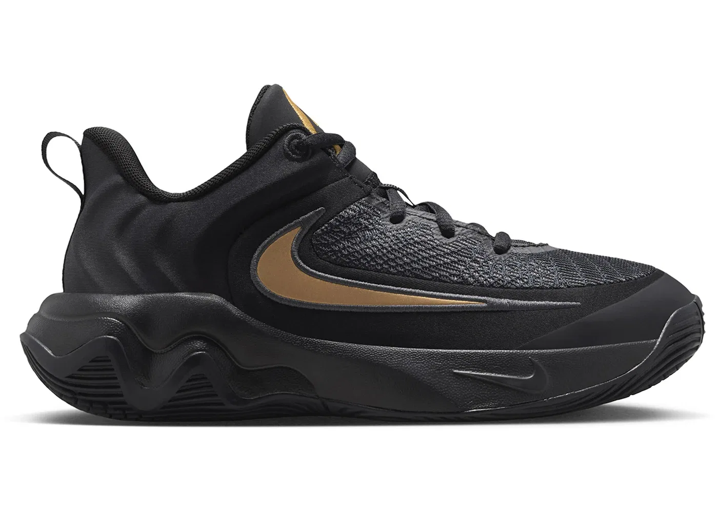 Детские кроссовки для баскетбола Nike Giannis Immortality 4 Nike, Black/Metallic Gold
