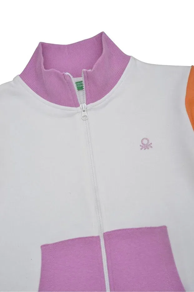 Детские свитшот для девочек с длинным рукавом United Colors Of Benetton, 182 — фото 2
