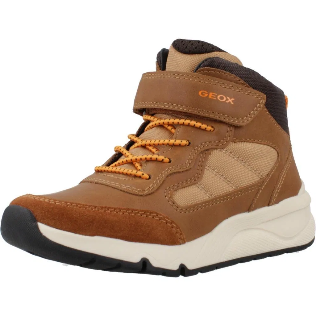 Детские кроссовки с водонепроницаемой технологией Rooner Geox, Brown