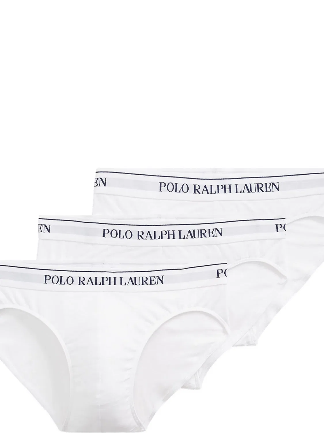 Трусы-брифы белые, набор из 3 Polo Ralph Lauren, белый