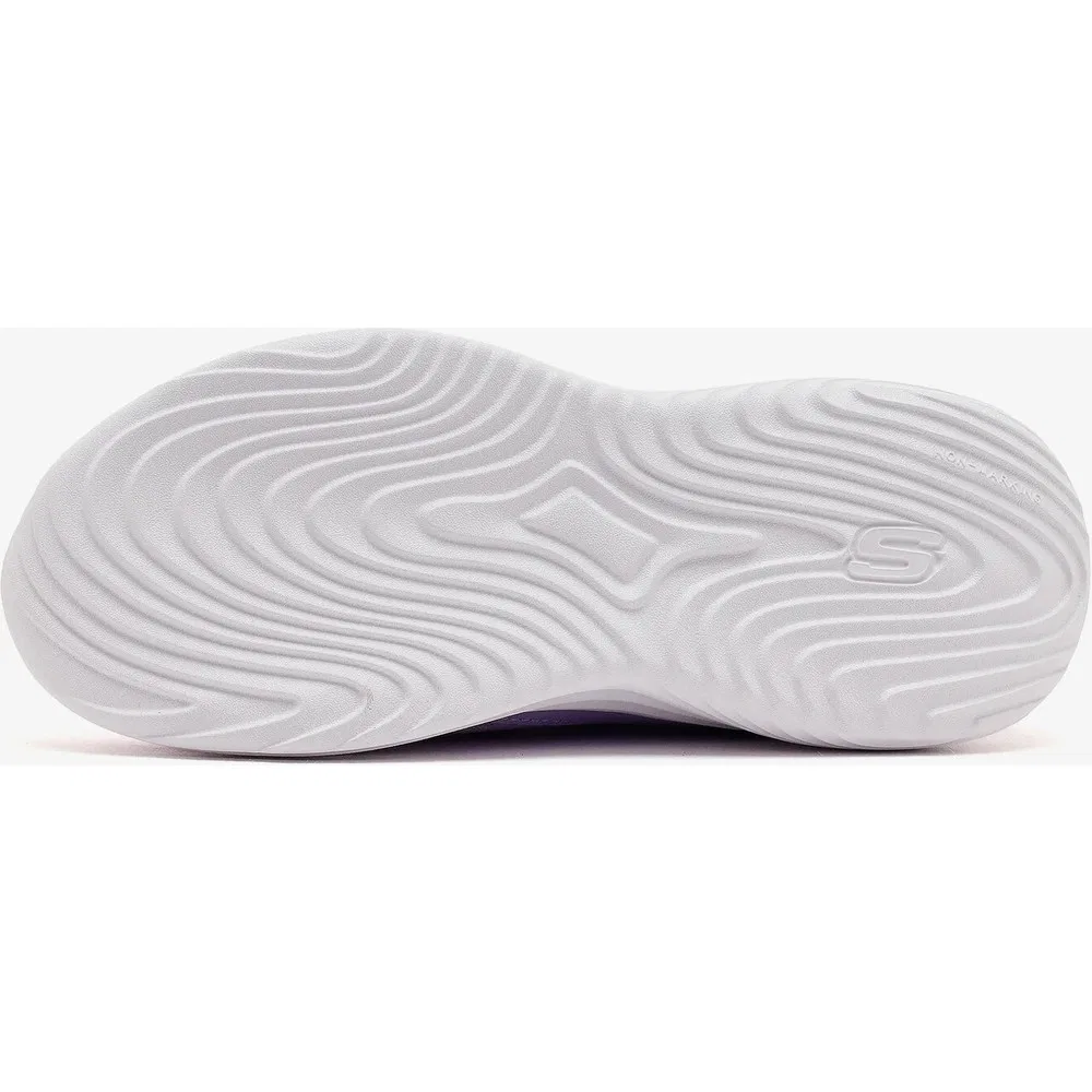 Детские спортивные кроссовки для девочек без шнуровки Lavender Bounder Pro Skechers — фото 4