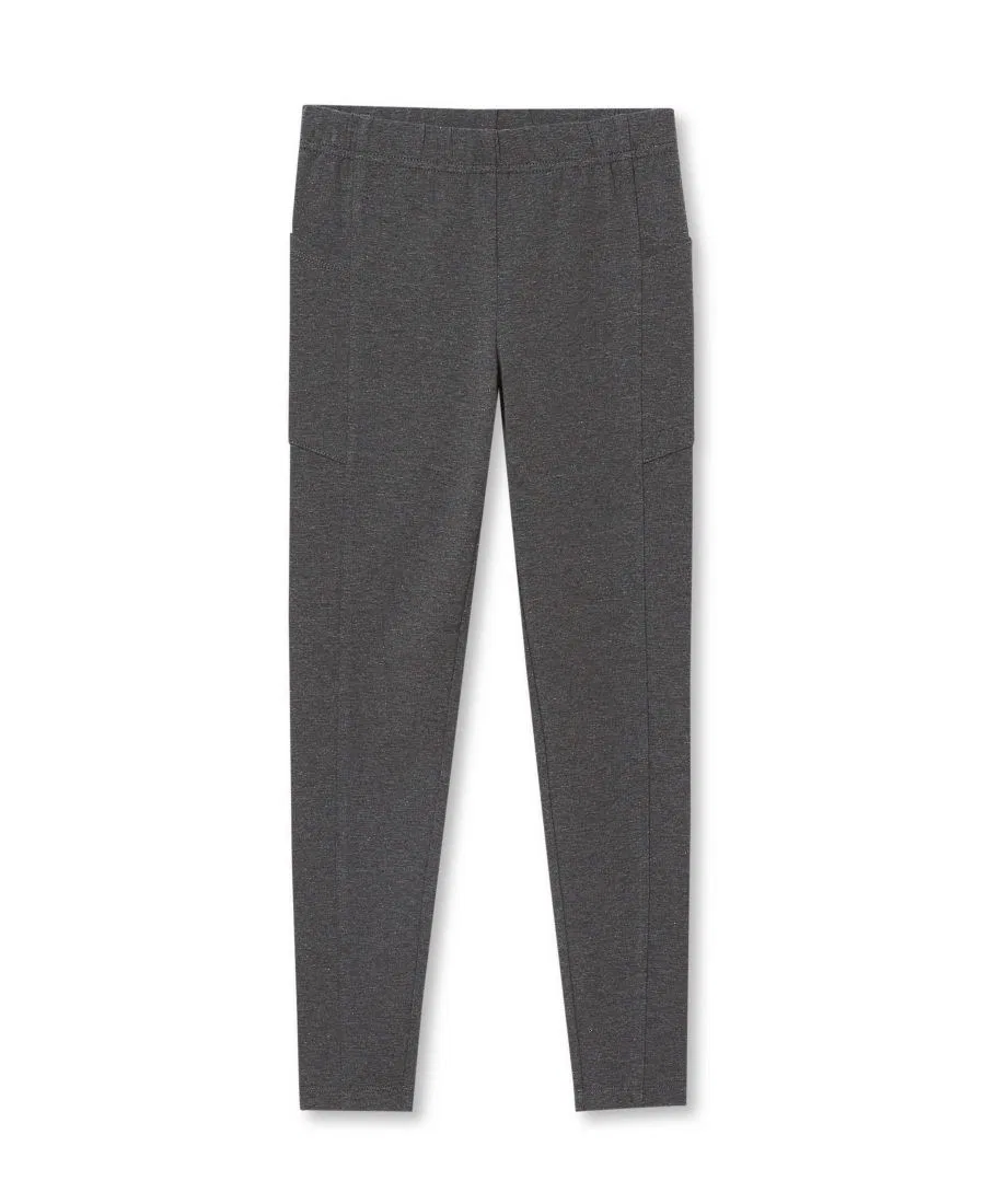 Леггинсы до щиколотки с карманами Tough Cotton Charcoal Heather
