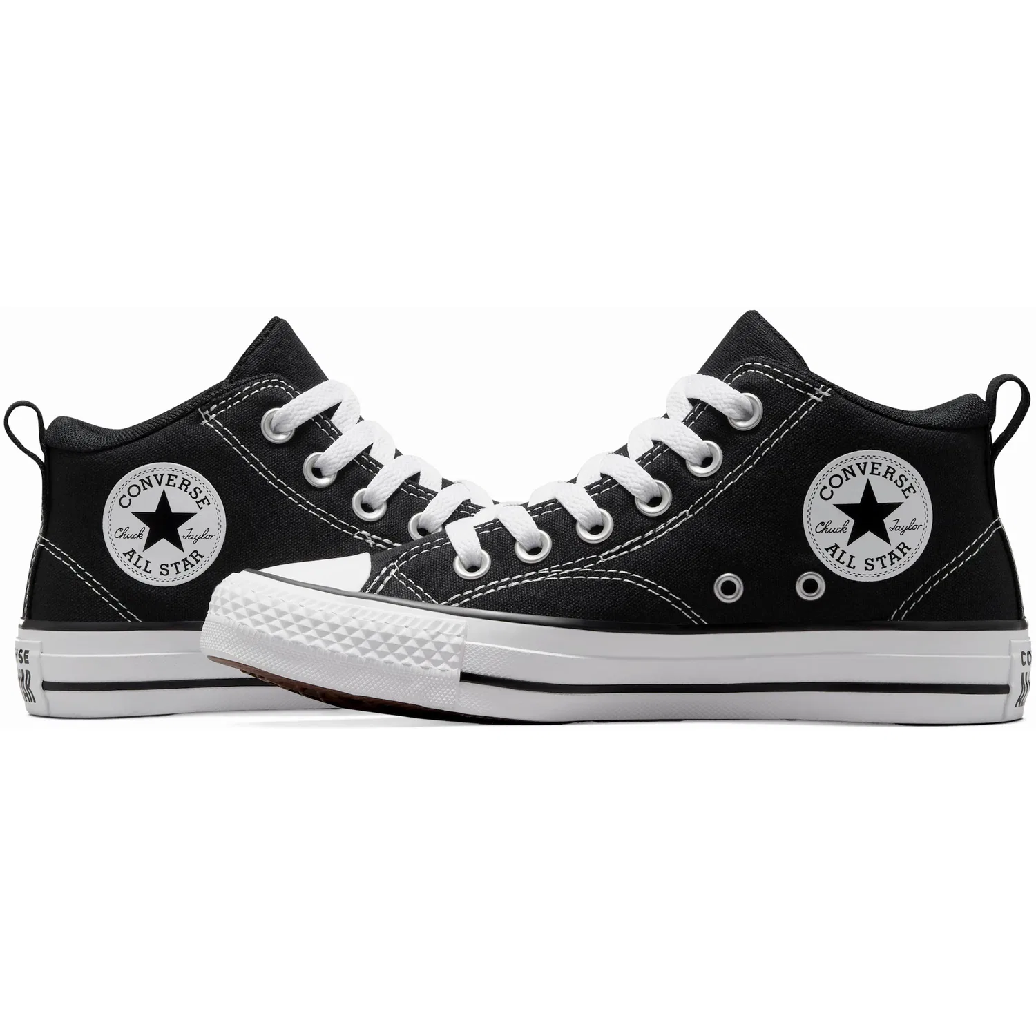 Детские кроссовки на шнуровке Converse, Black — фото 4