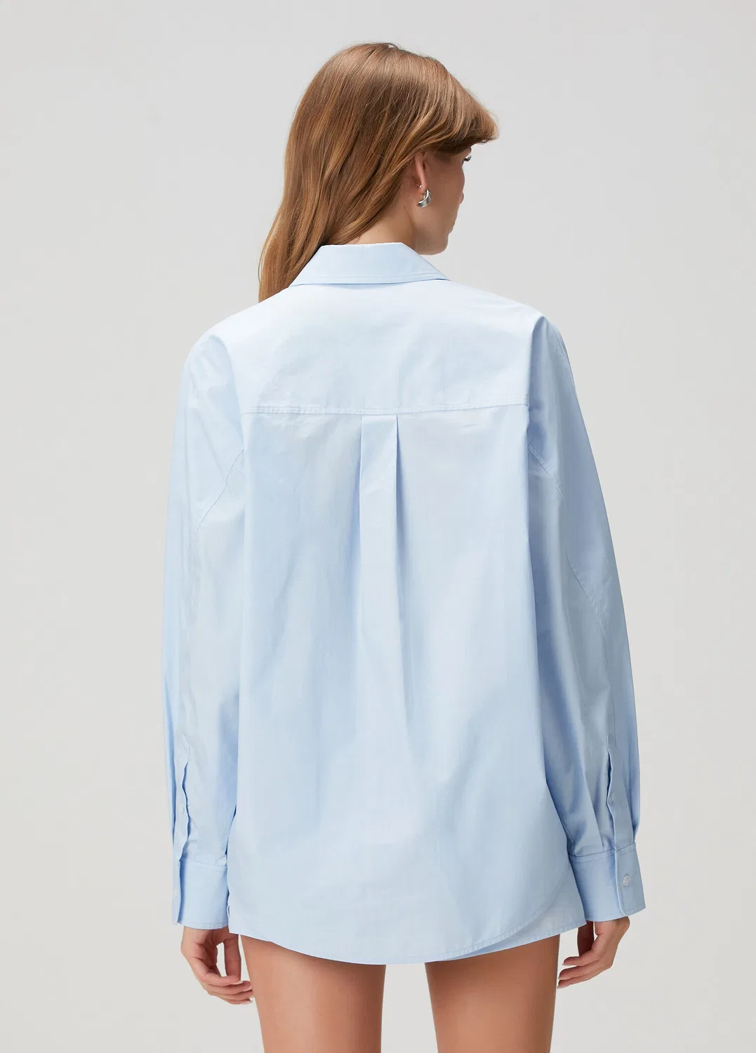 Блуза Alexander Wang Oversized, синий — фото 4