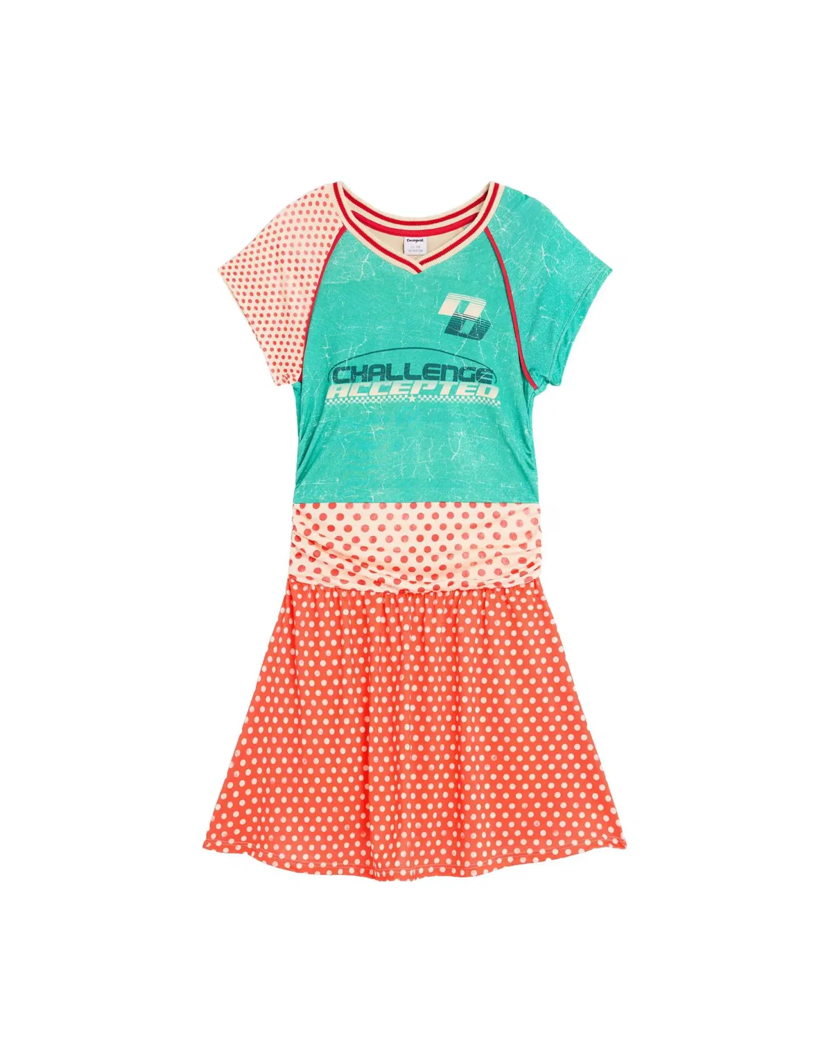 Детское платье для девочек с принтом Little Girls Desigual, Rojo