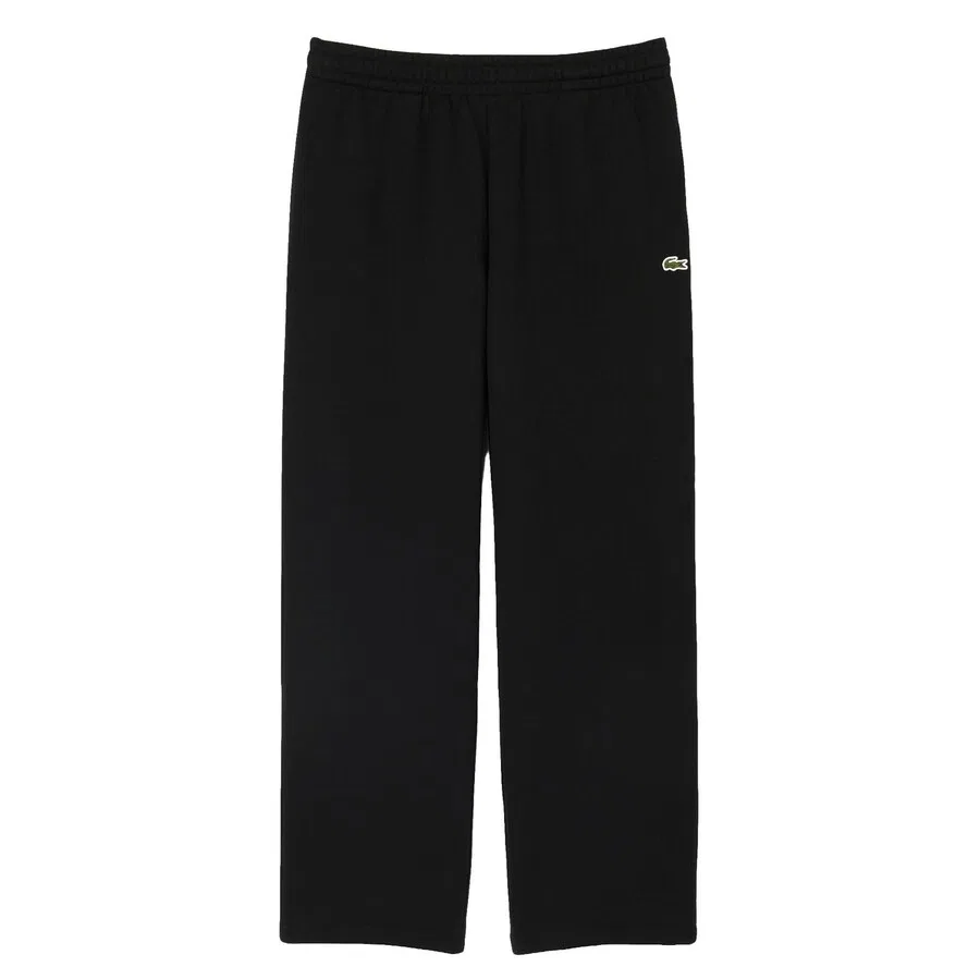 Брюки LACOSTE Regular черного цвета