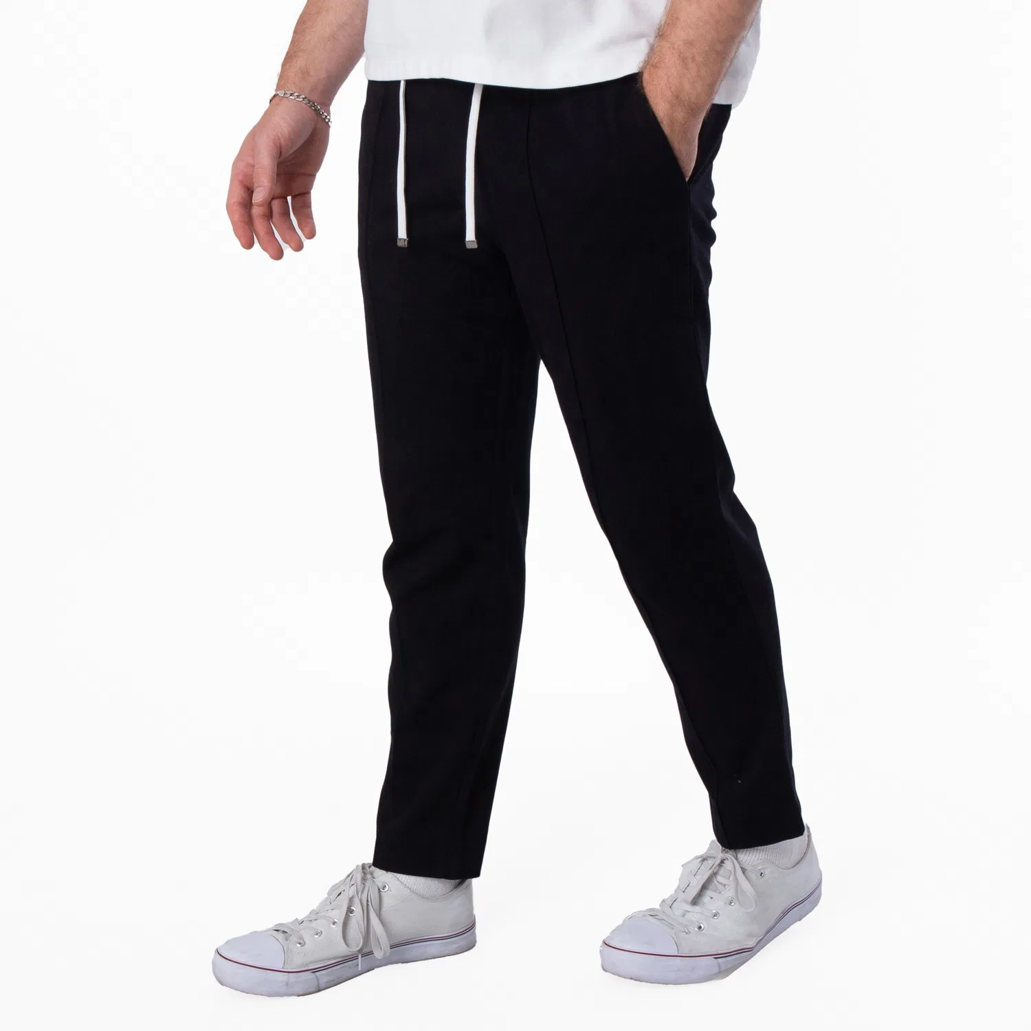 Джоггеры из трикотажного джерси с логотипом Emporio Armani, Nero