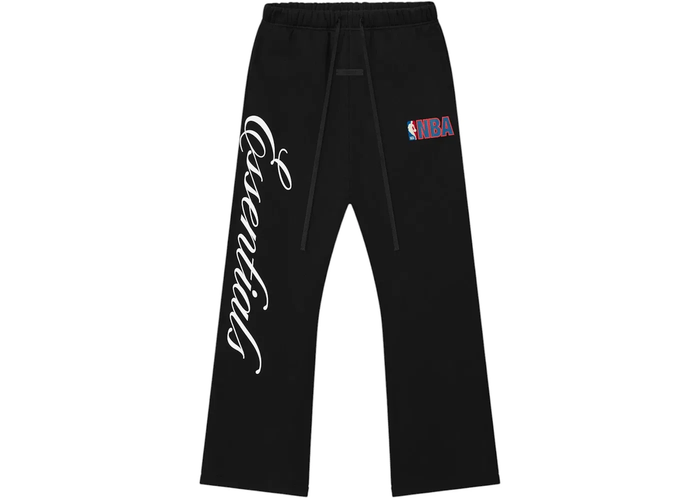Мужские спортивные штаны с эффектом клеш Fear of God Essentials NBA Flare Sweatpant, Black