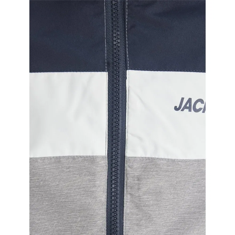 Детская куртка для мальчиков ветрозащитная Jjerush Jack & jones, Blue — фото 2