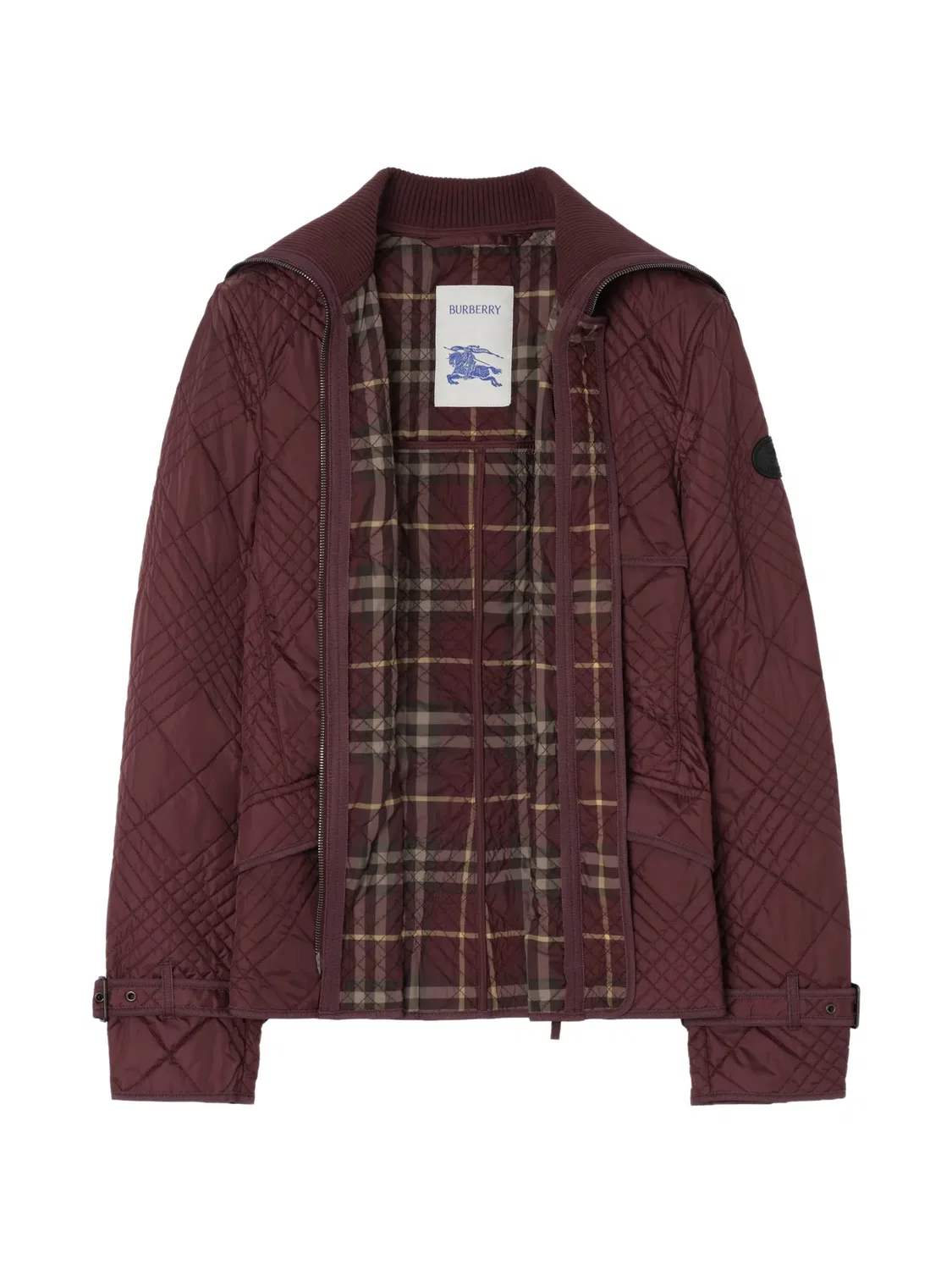 Куртка Abbeydale из нейлона, красная Burberry, красный — фото 3