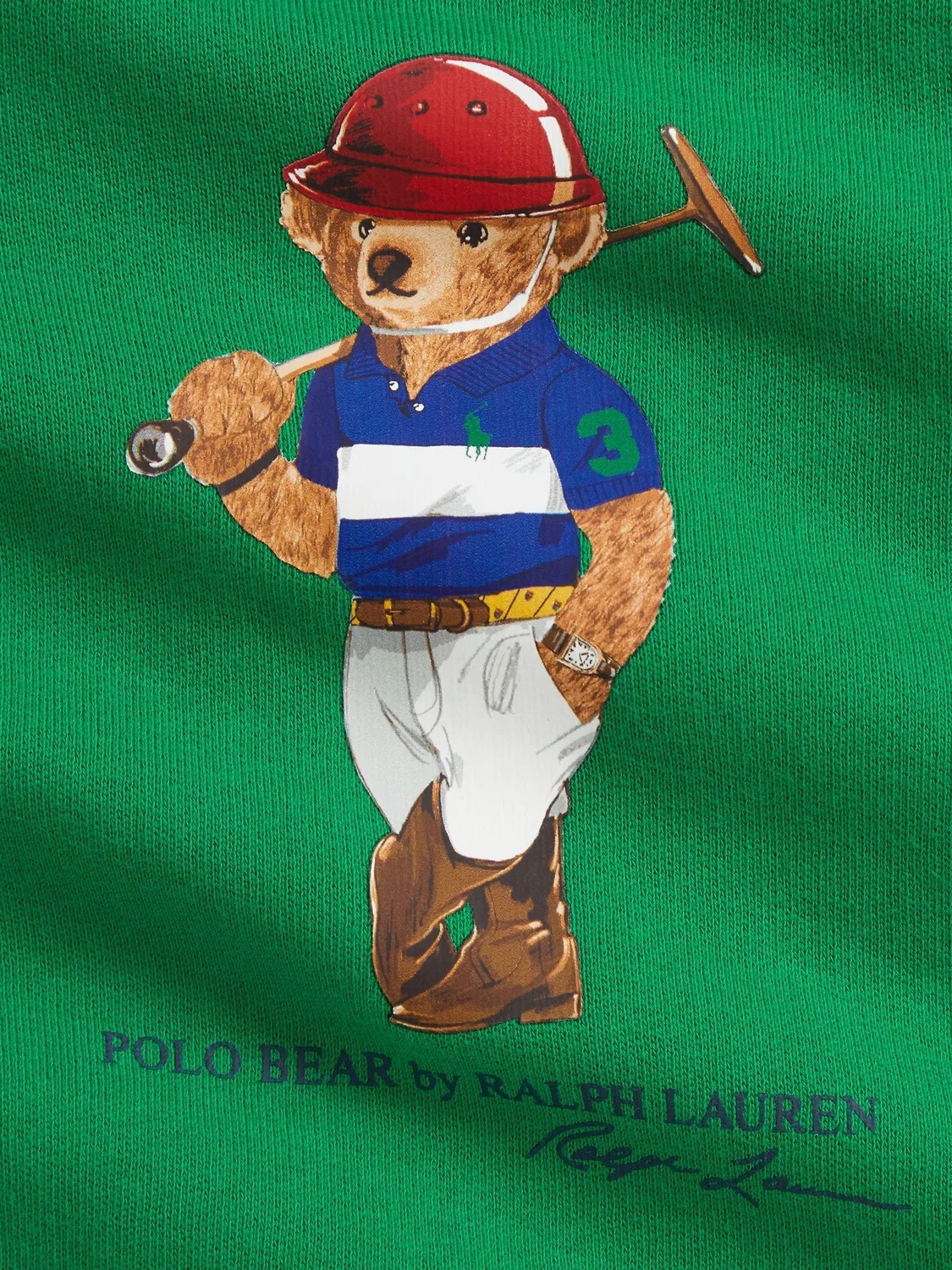 Боди с графическим принтом Polo Bear Polo Ralph Lauren, зеленый — фото 3