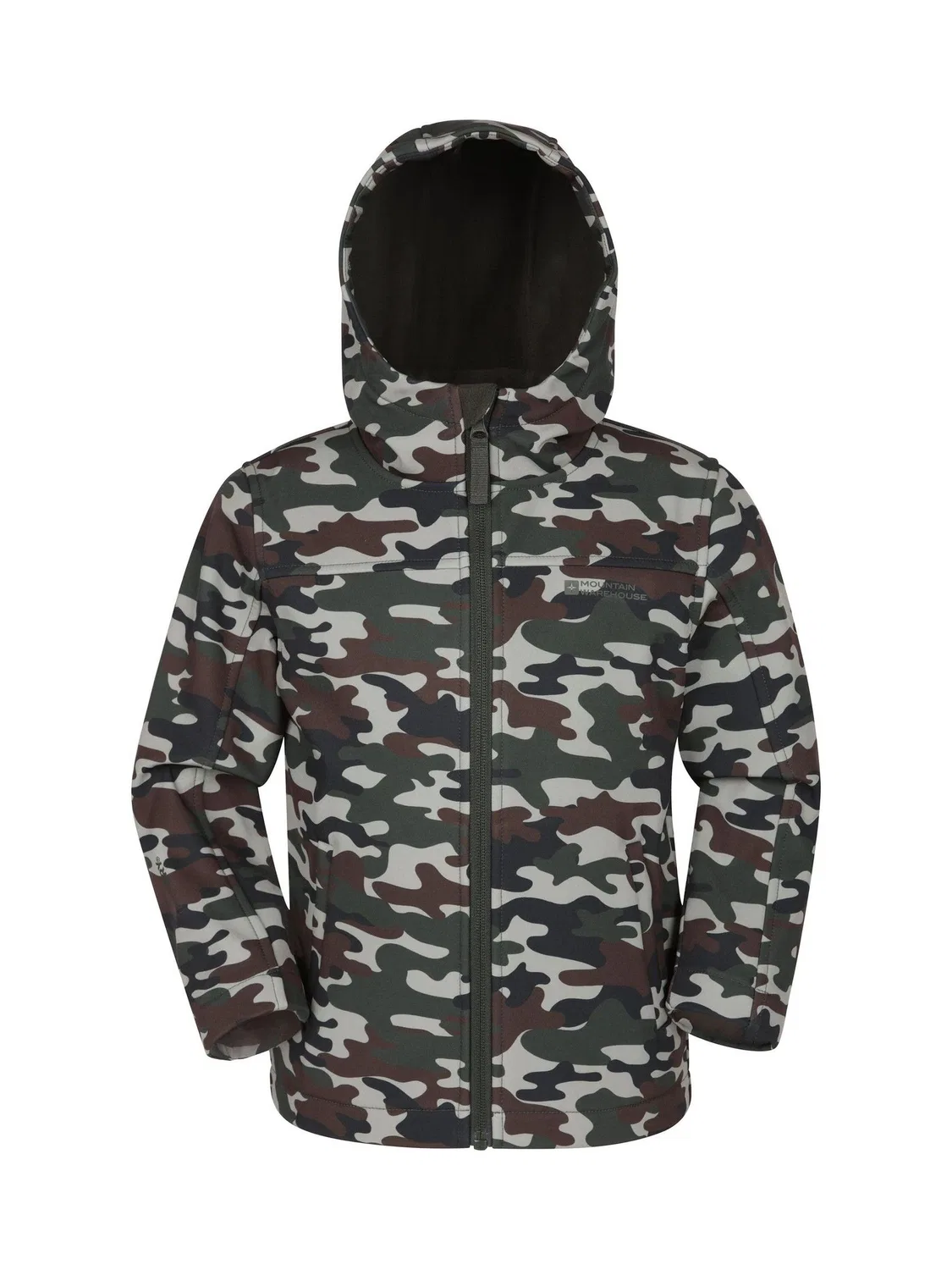 Куртка софтшелл Exodus Kids Mountain Warehouse, черный