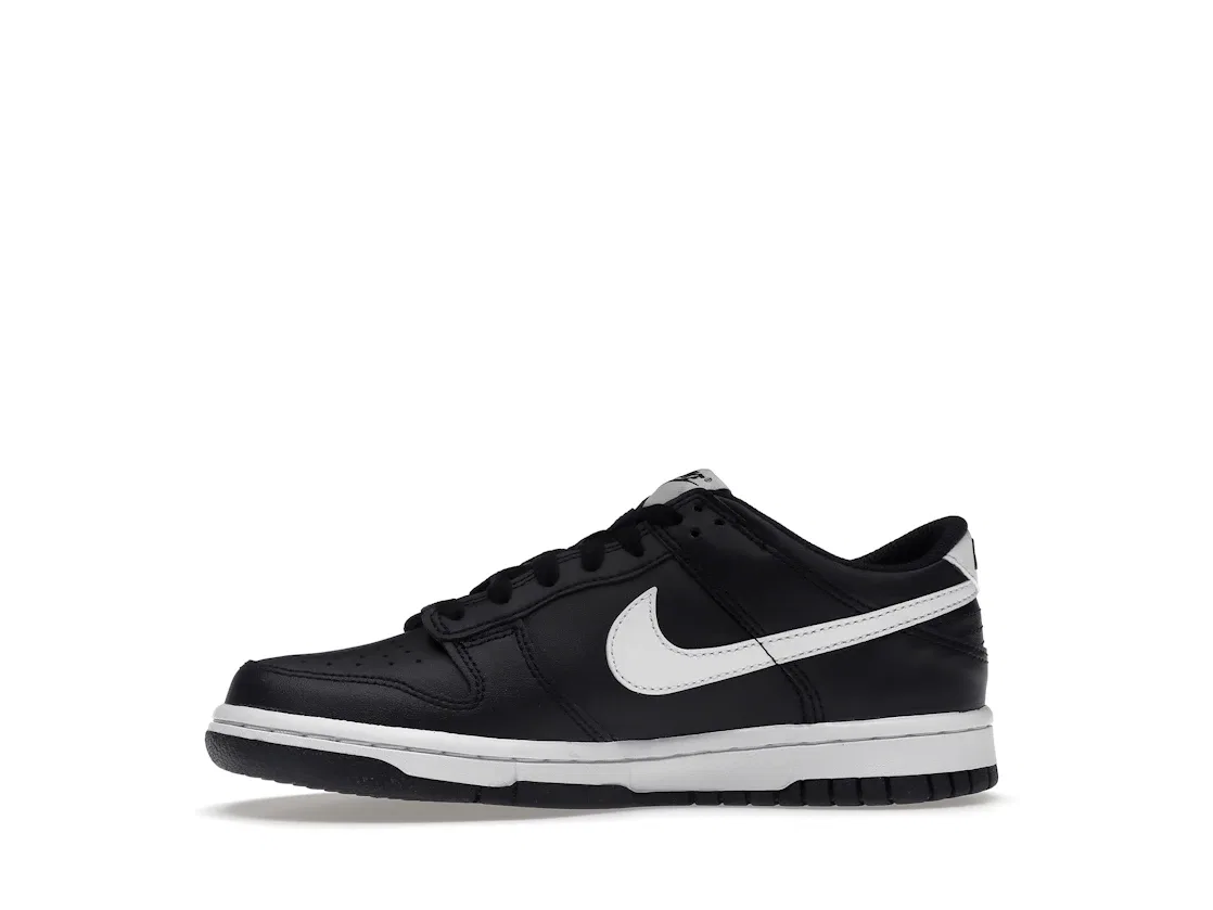 Детские кроссовки с принтом Nike Dunk Low Nike, Black/White/Black/White — фото 3