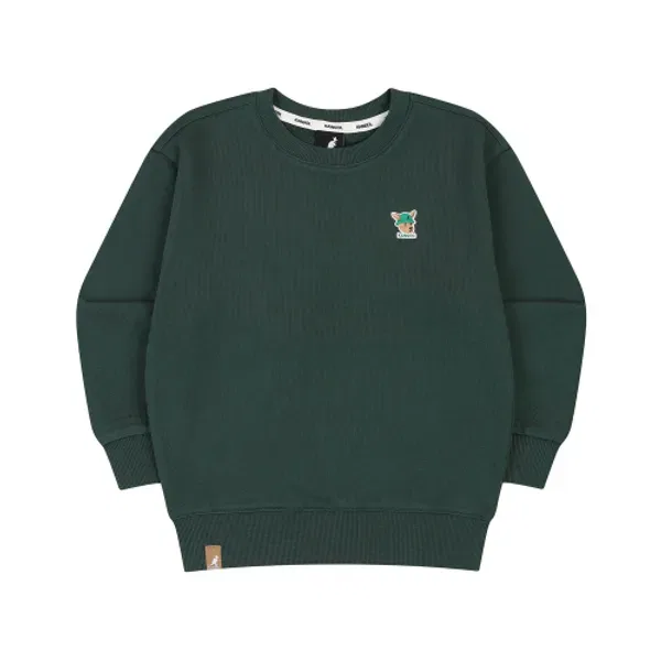 Свитшот с логотипом RC 0001, Kangol Kids, зеленый