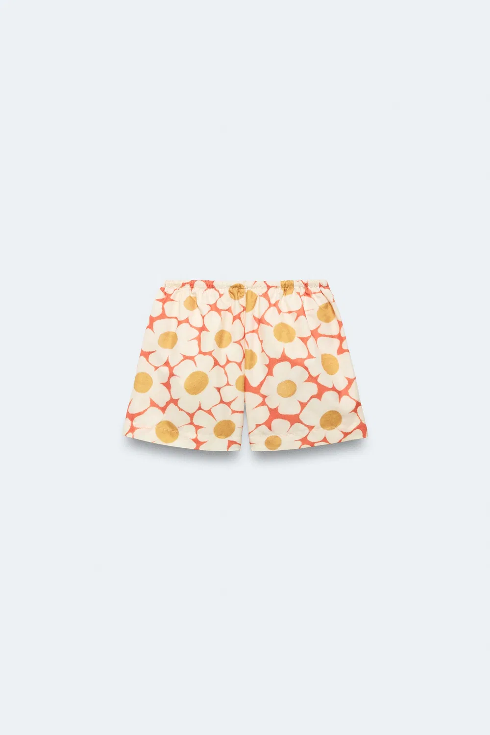 Плавки с цветочным принтом, размер 2-14 лет / Лимитированная серия ZARA, Orange — фото 2