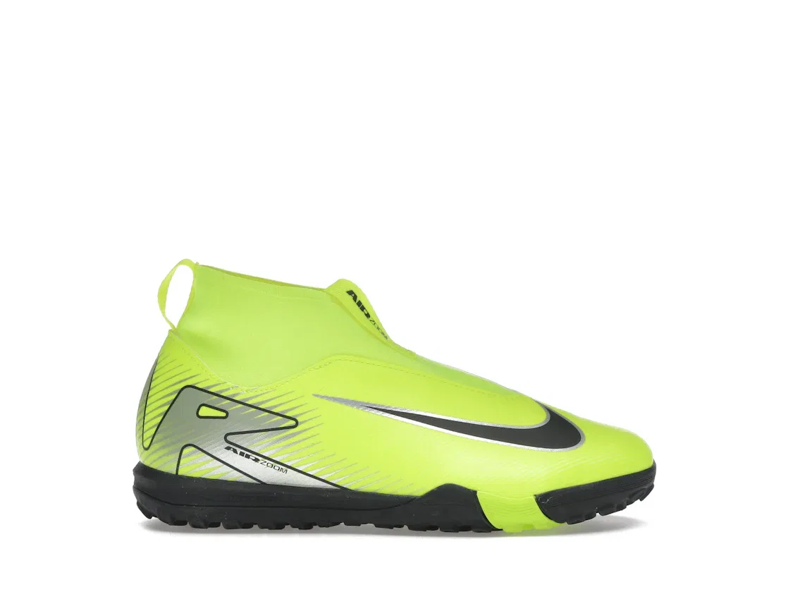 Детские кроссовки для футбола Nike Mercurial Superfly 10 Academy TF, Volt/Black