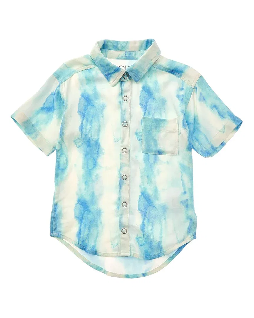 Детская рубашка с принтом Chaser Woven Shirt, синий