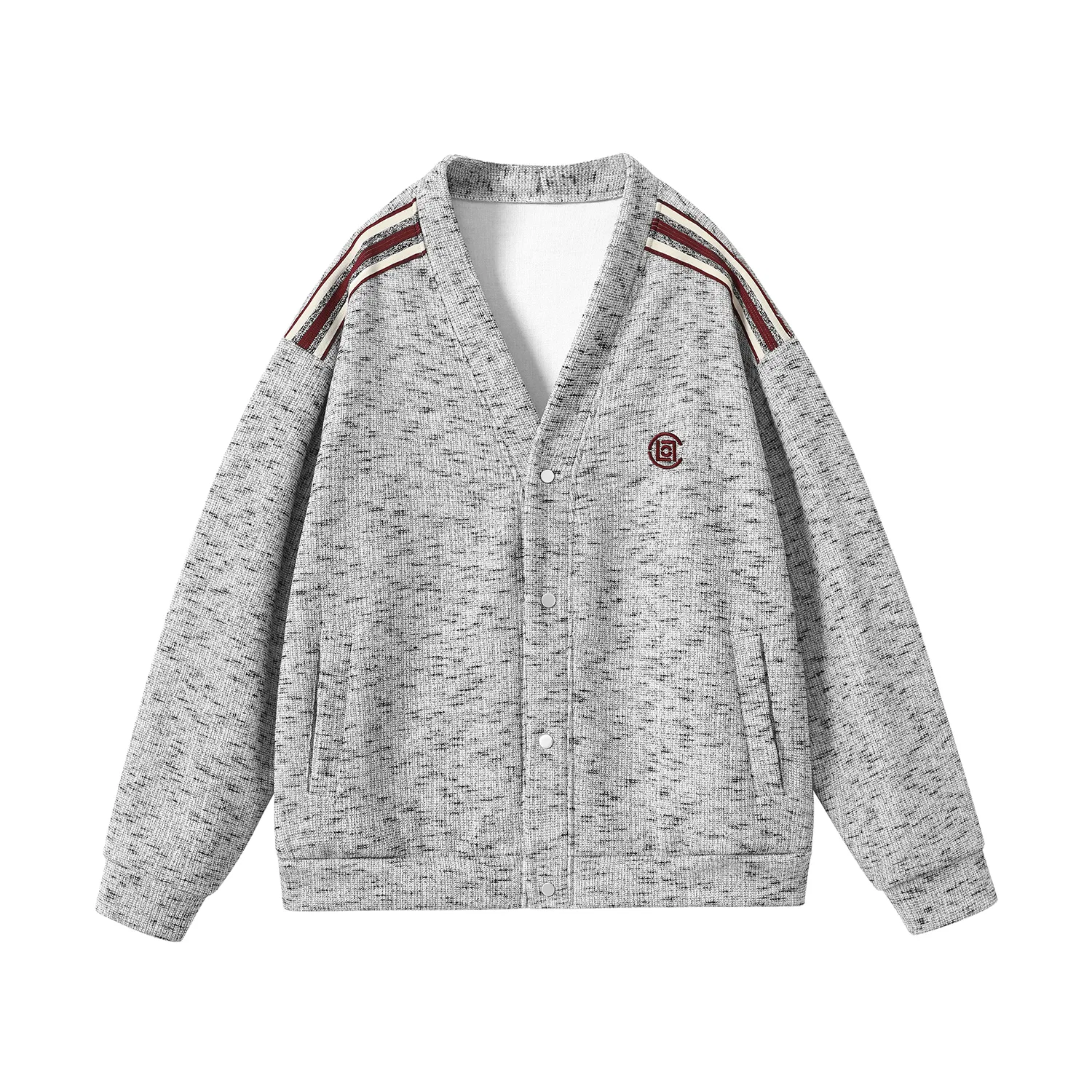 Детский свитер с V-образным вырезом CLOT, Light Gray