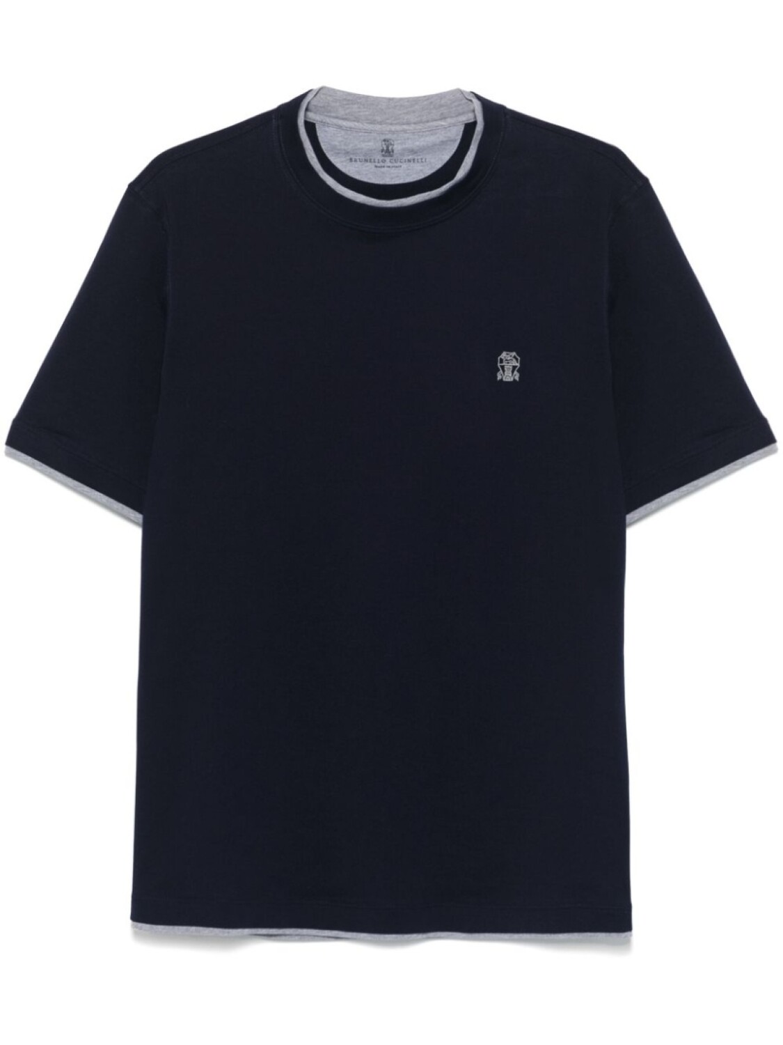 

Brunello Cucinelli футболка с многослойным эффектом, синий