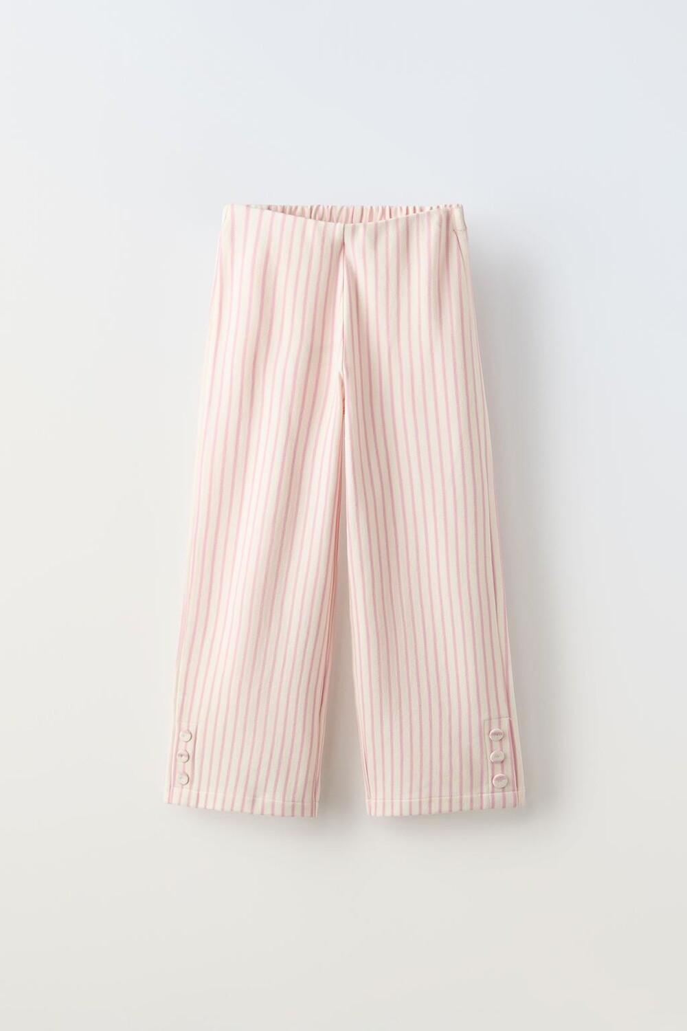 

Полосатые брюки ZARA, розовый
