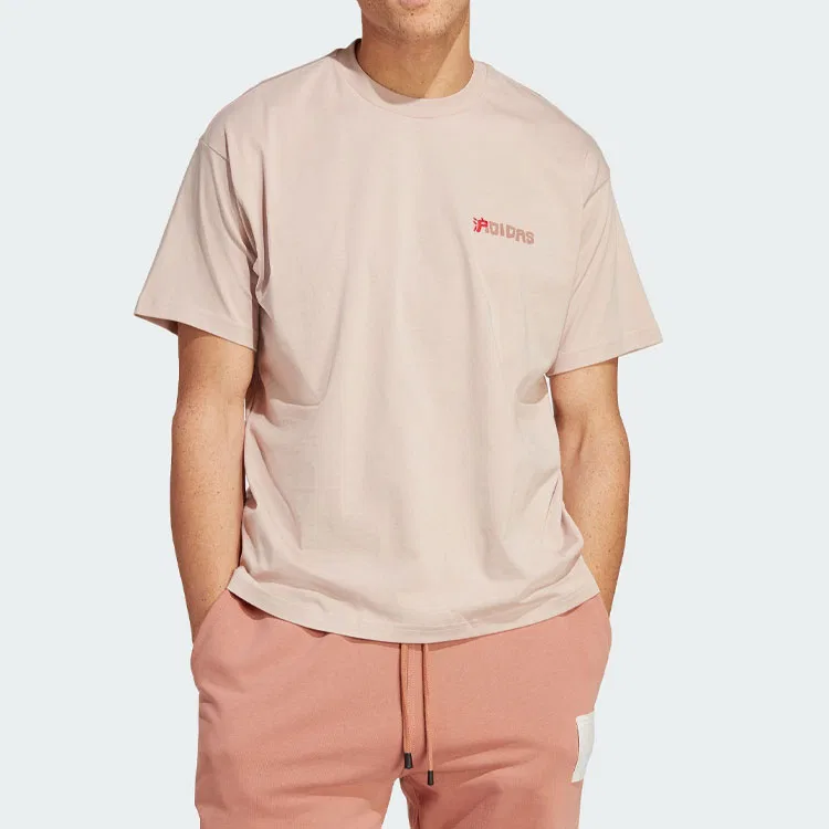 Детская футболка с круглым вырезом Adidas, Wonder Taupe — фото 3