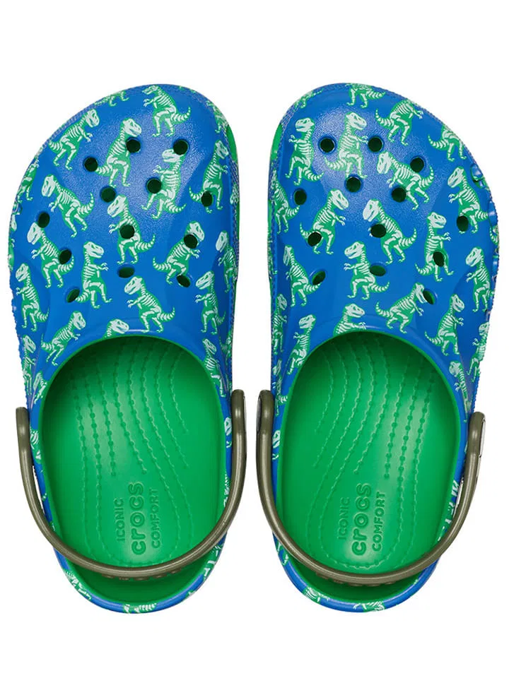 Шлепанцы Baya Crocs, синий — фото 4