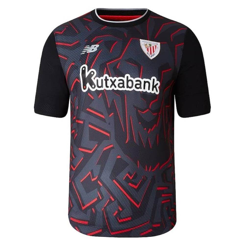 

Футболка New Balance Athletic Club Jersey 22, черный/красный