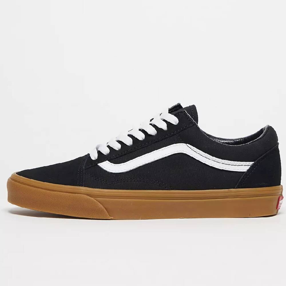 

Кроссовки на платформе Vans Old Skool, черный/коричневый