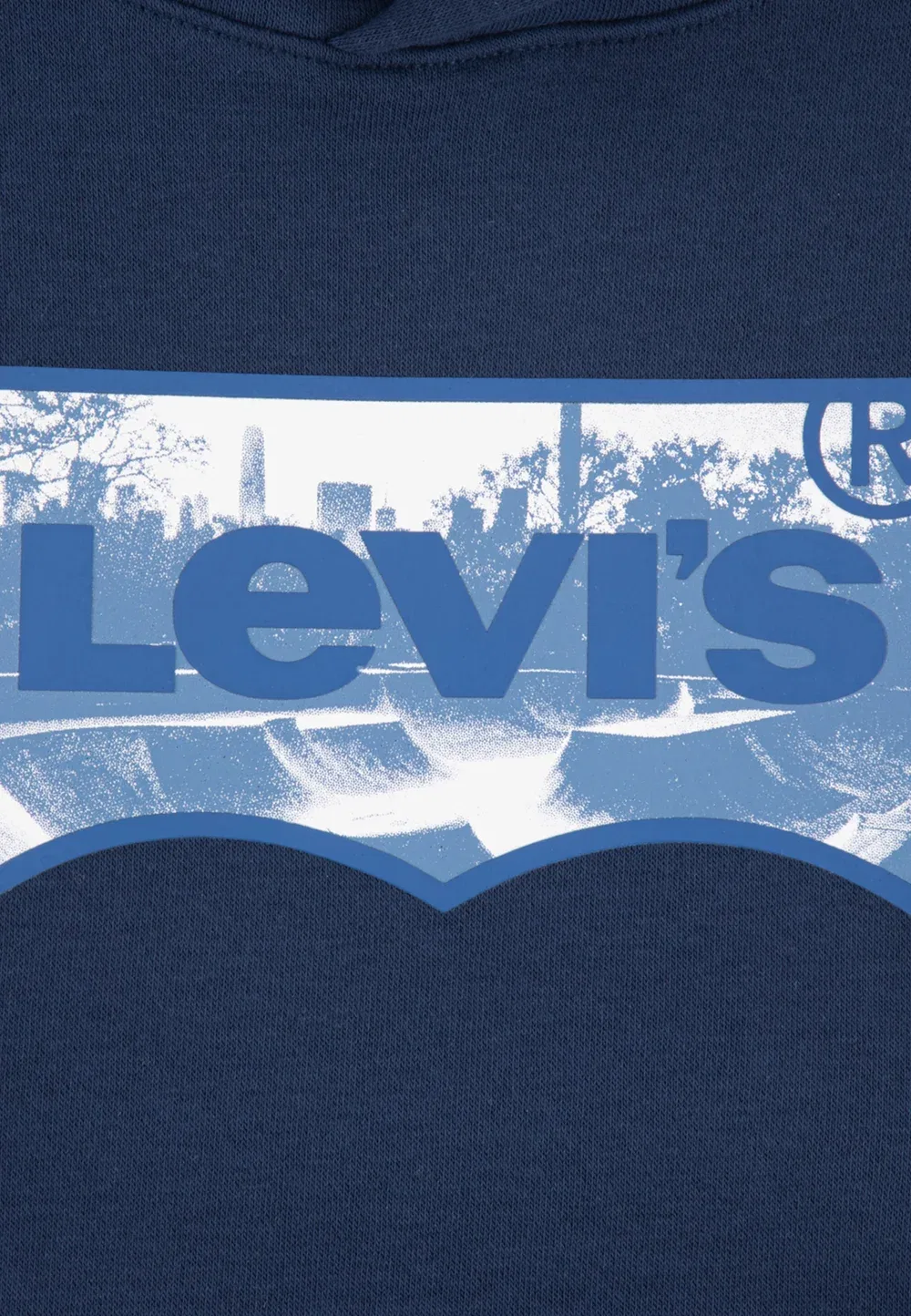 Худи с рукавами летучей мыши для скейт-парка - худи Levi'S, Naval Academy — фото 3