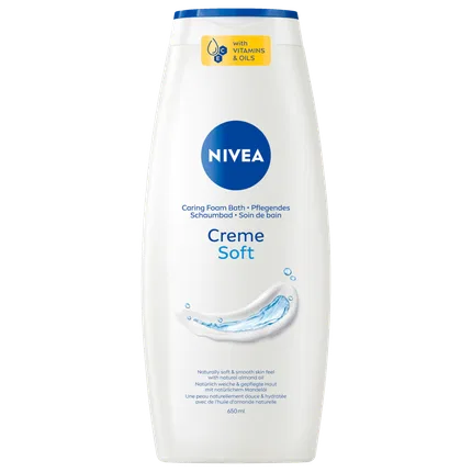 Пена для ванны мягкая Nivea, 650 мл
