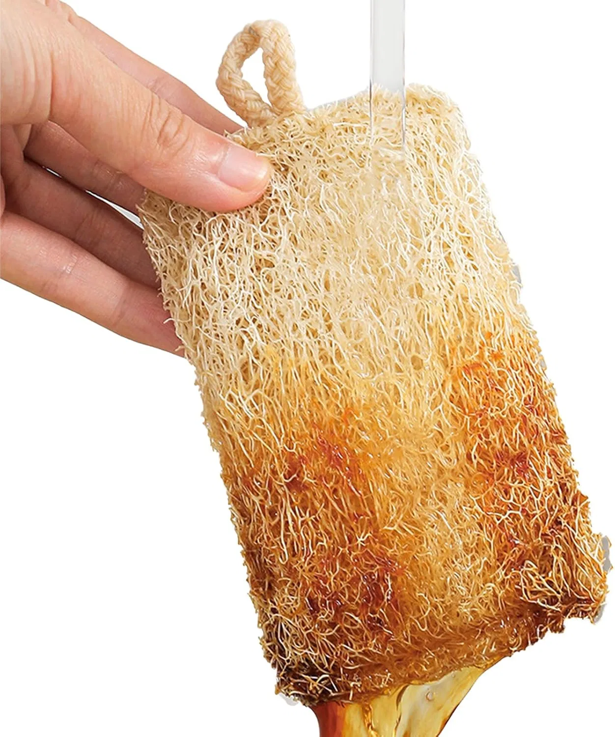 Мочалка для посуды Loofah, COMFOLIVING, 11x7 см, 100 г, Luffa-gurt