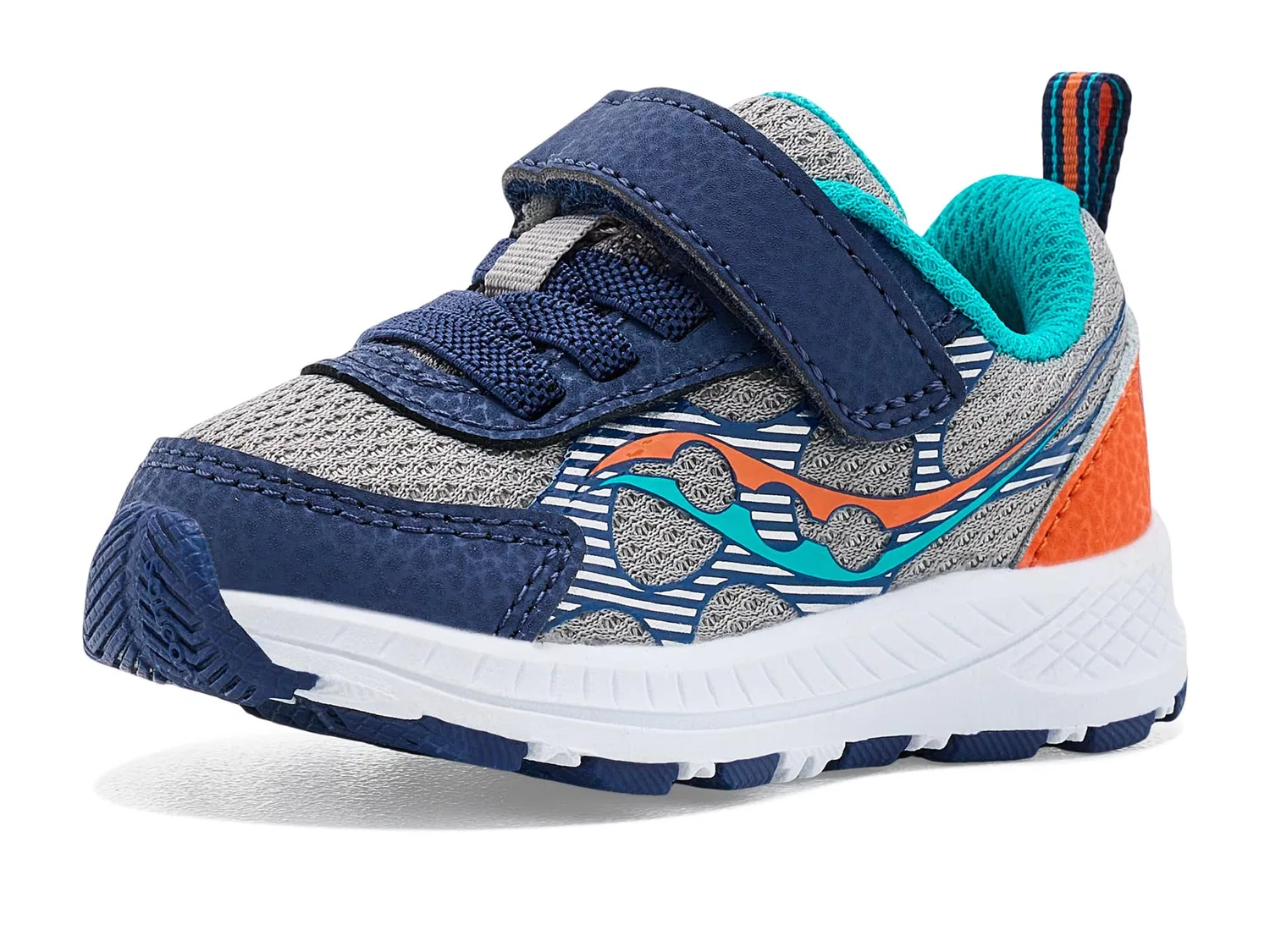 Кроссовки Wind XT Jr (для малышей и маленьких детей) Saucony Kids, Grey/Navy — фото 2