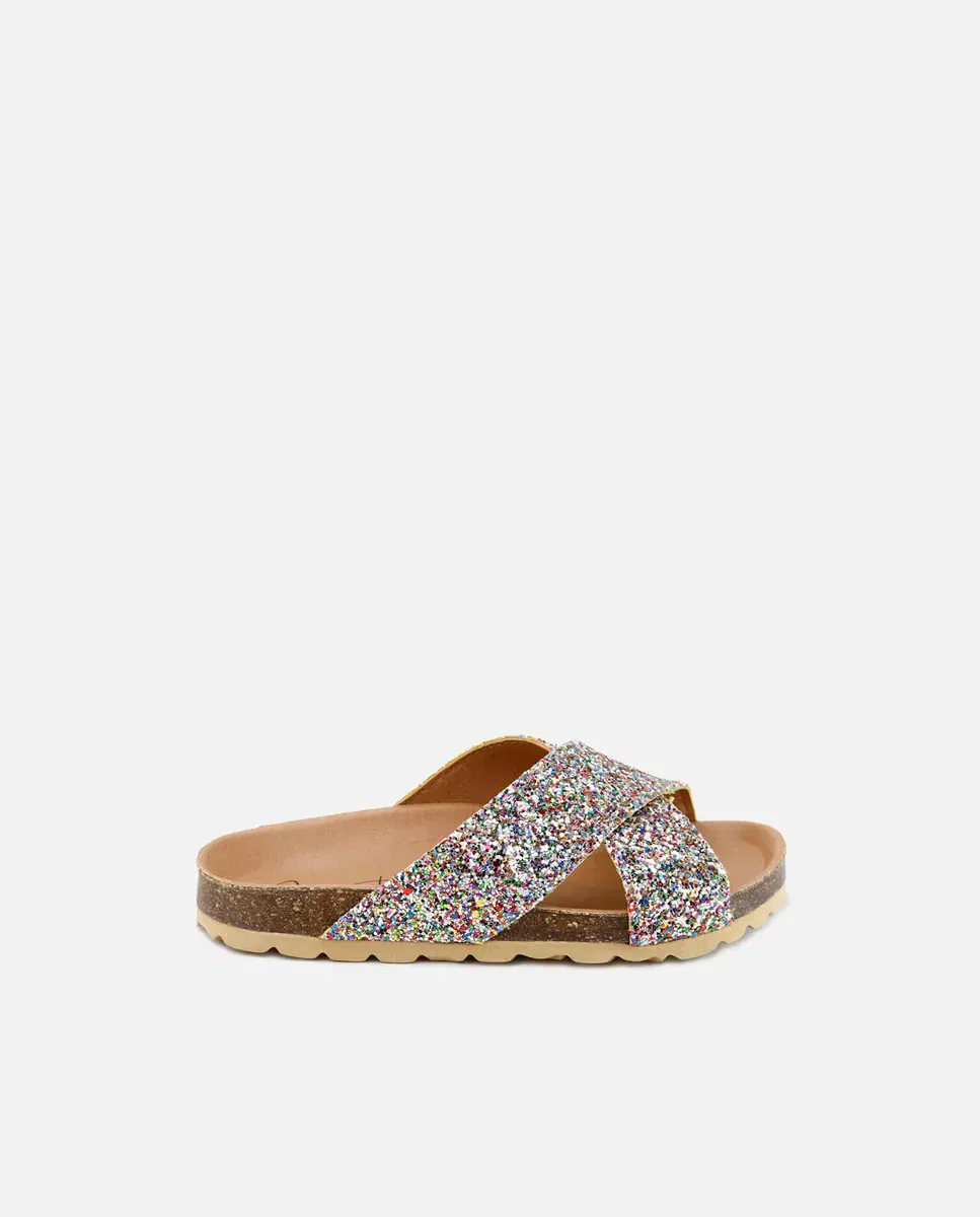 Детские сандалии из кожи с принтом Eli 1957, Multicolor