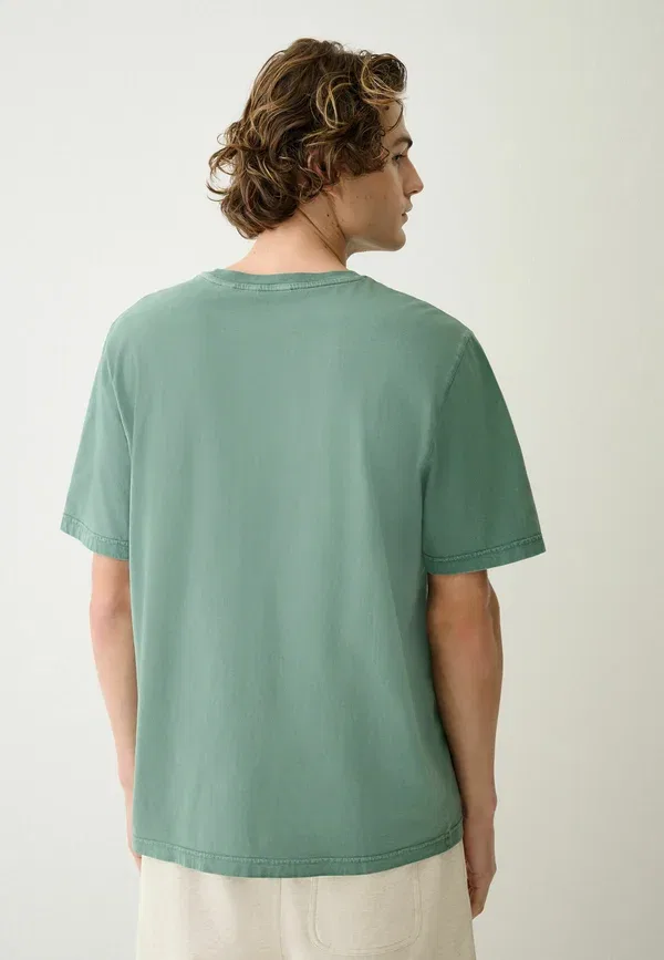 Футболка хлопковая Basic t-shirt Next, зеленый — фото 3