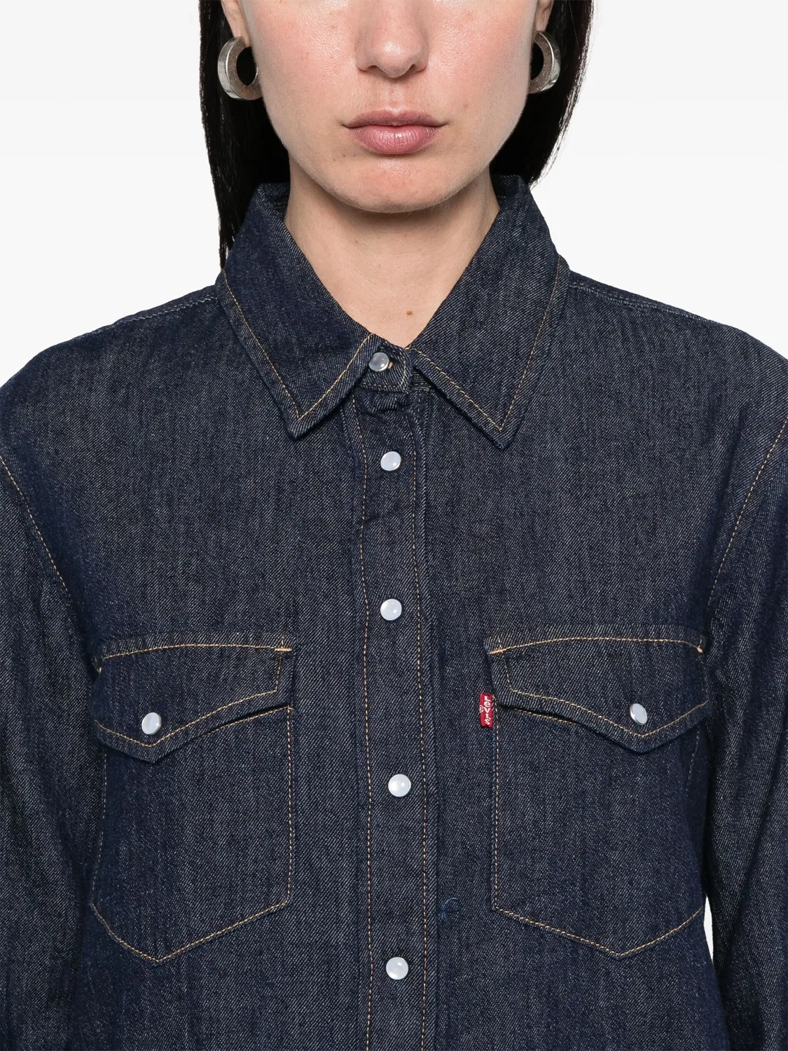 Иконическая рубашка Levi's, голубой — фото 3