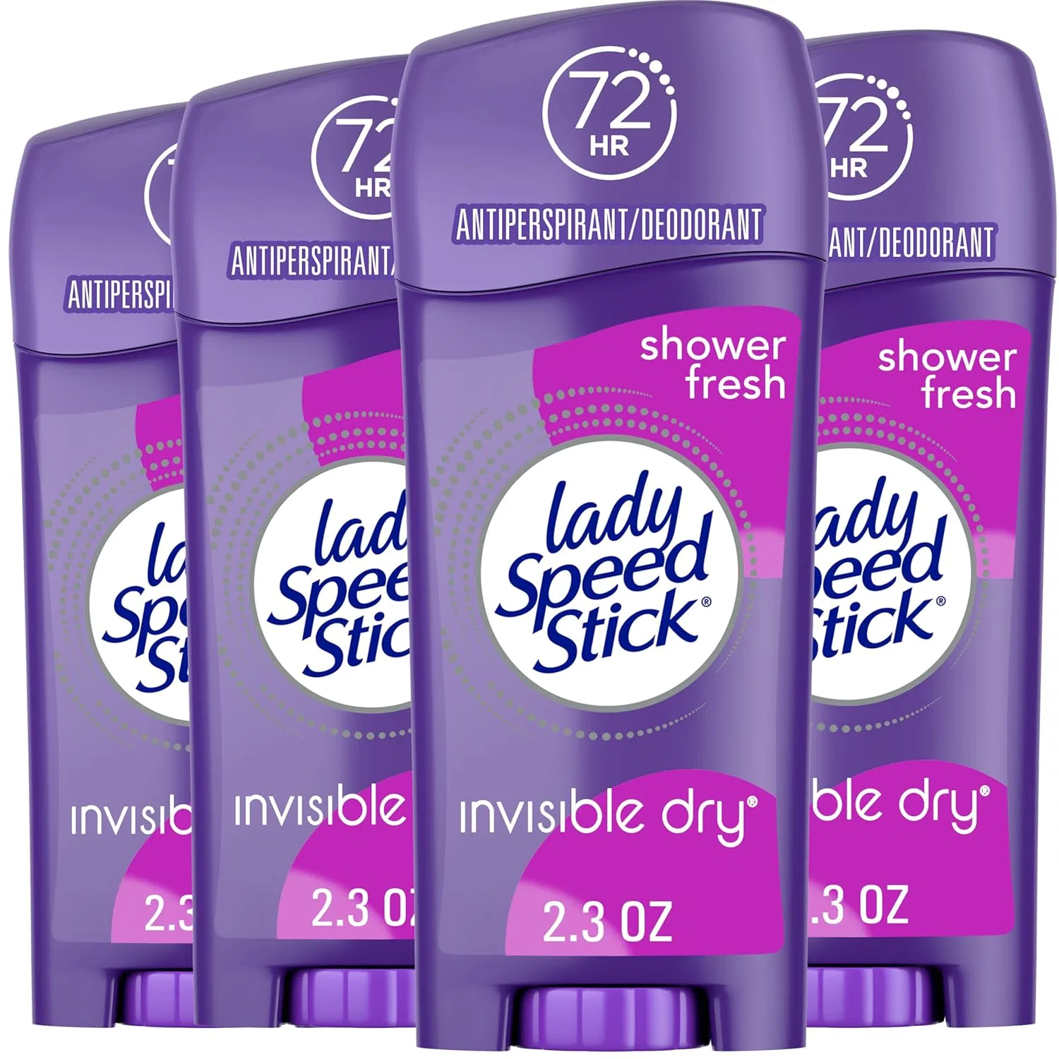 Антиперспирант-дезодорант Stick Lady Speed Stick Shower Fresh, 4 шт, 272 мл