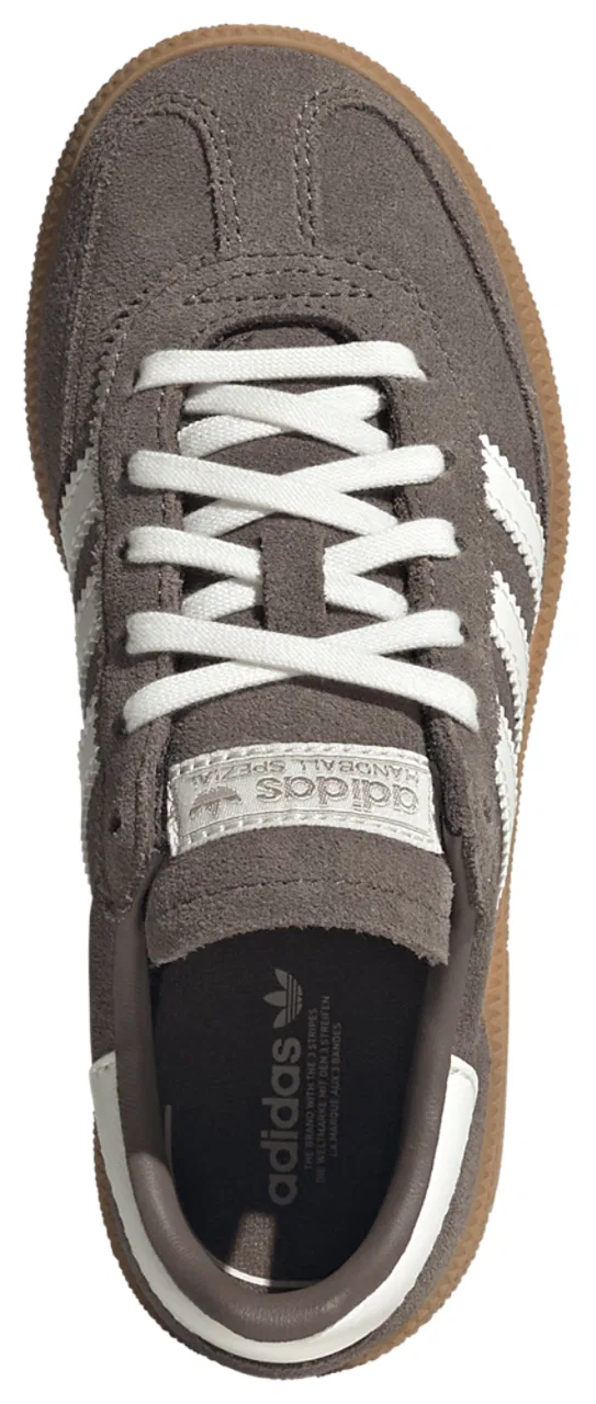 Кеды для девочек Handball Spezial Adidas, цвет Off White/Gum/Earth Strata — фото 4