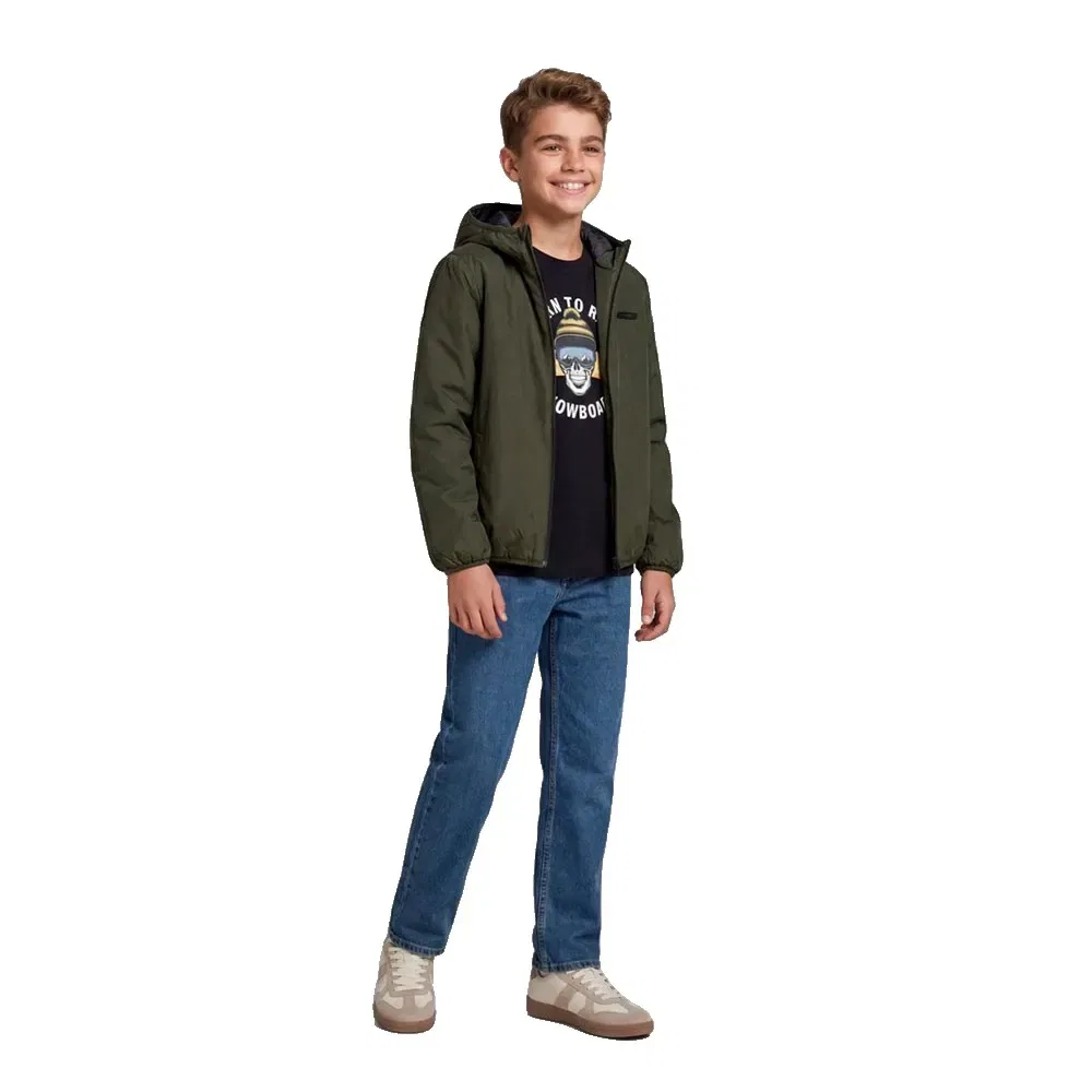 Детская куртка для мальчиков с капюшоном Jj rebel Jalo jacket Jj rebel, Green — фото 3