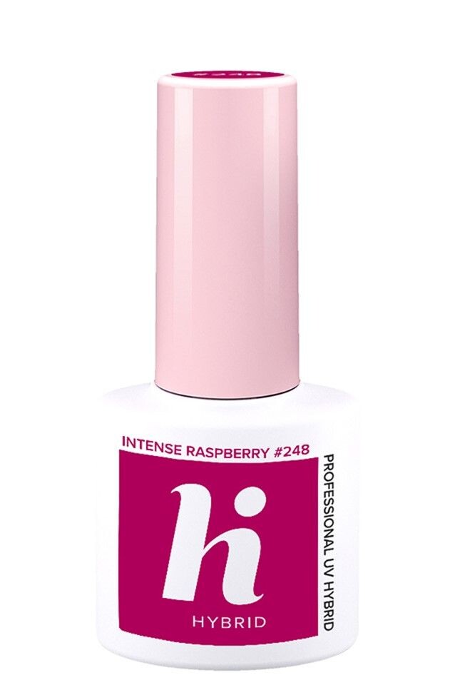 

Hi Hybrid гибридный лак для ногтей, 248 Intense Raspberry