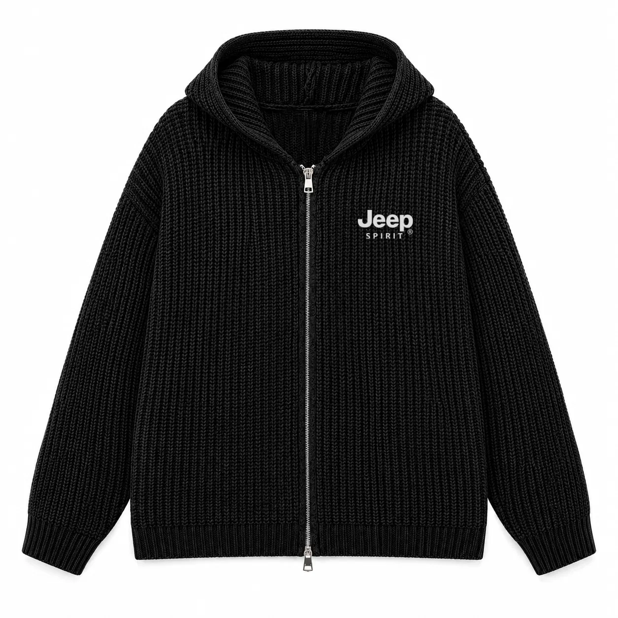 Детский свитер с капюшоном JEEP SPIRIT, Dark Gray — фото 3