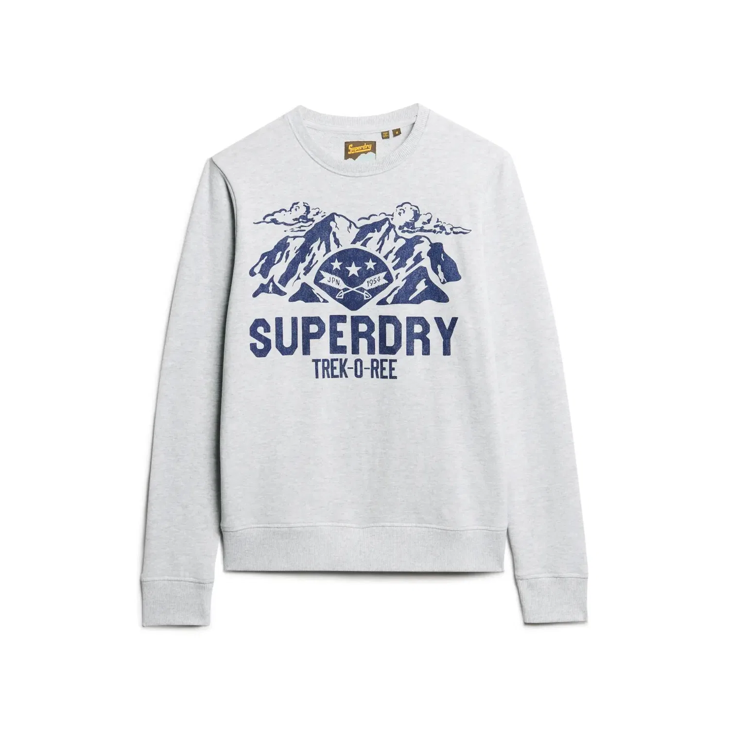 Мужская пуховая куртка с графическим принтом Lo-fi Outdoors Graphic Crew Superdry, Grau