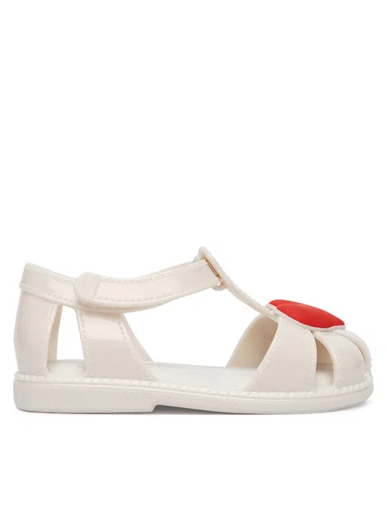 Сандалии Mini Melissa Hip Heart Ballerina Bb Melissa, белый
