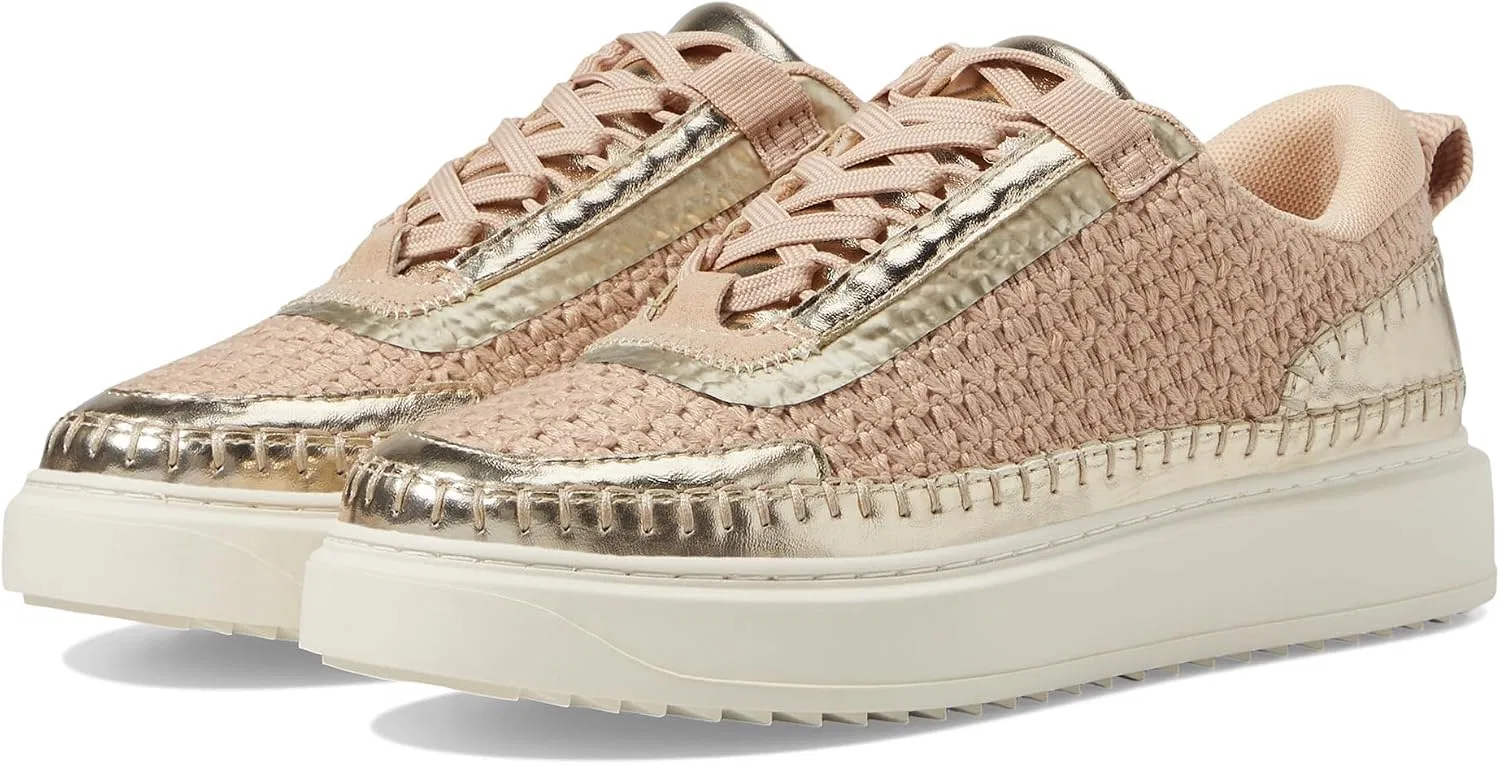 Детские кроссовки для девочек Charly Steve Madden, Gold Woven — фото 2