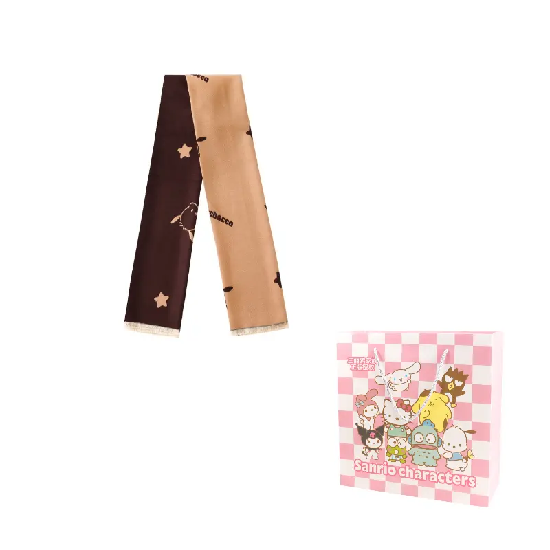 

Sanrio Вязаный шарф Hello Kitty унисекс, Pochacco Double-Sided Knit Scarf
