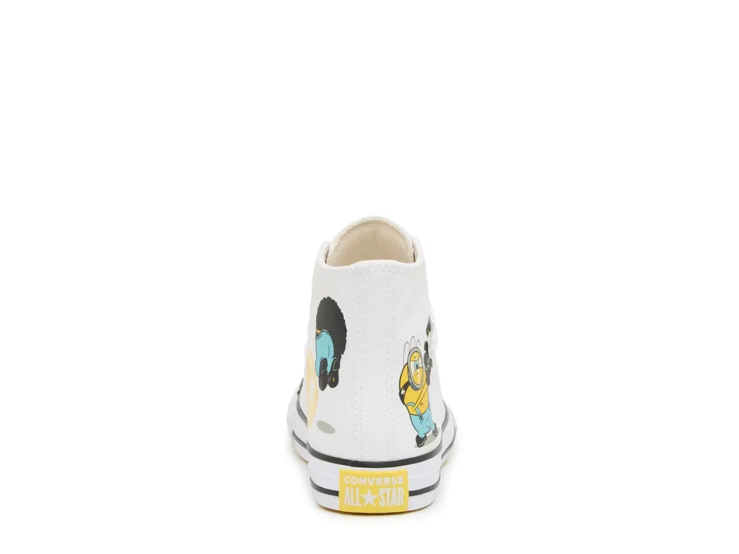 Кеды высокие Chuck Taylor All Star Minions 1V, Converse, белый — фото 4