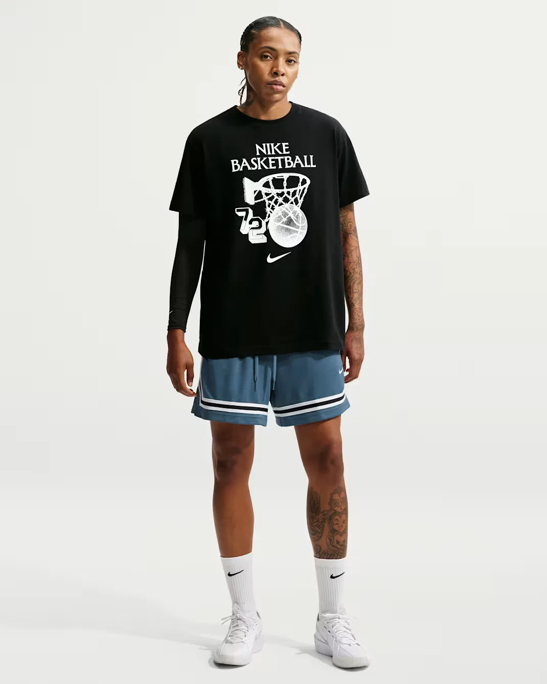 Женская баскетбольная футболка Dri-FIT Nike Move, Black — фото 4