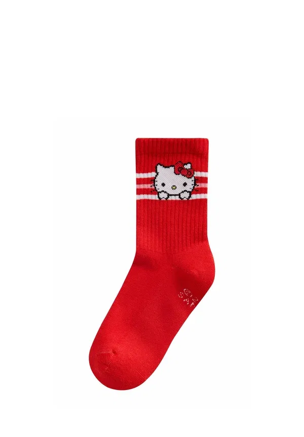 Носки 3 пары Hello Kitty Next pink, red and white, белый/красный/розовый — фото 2