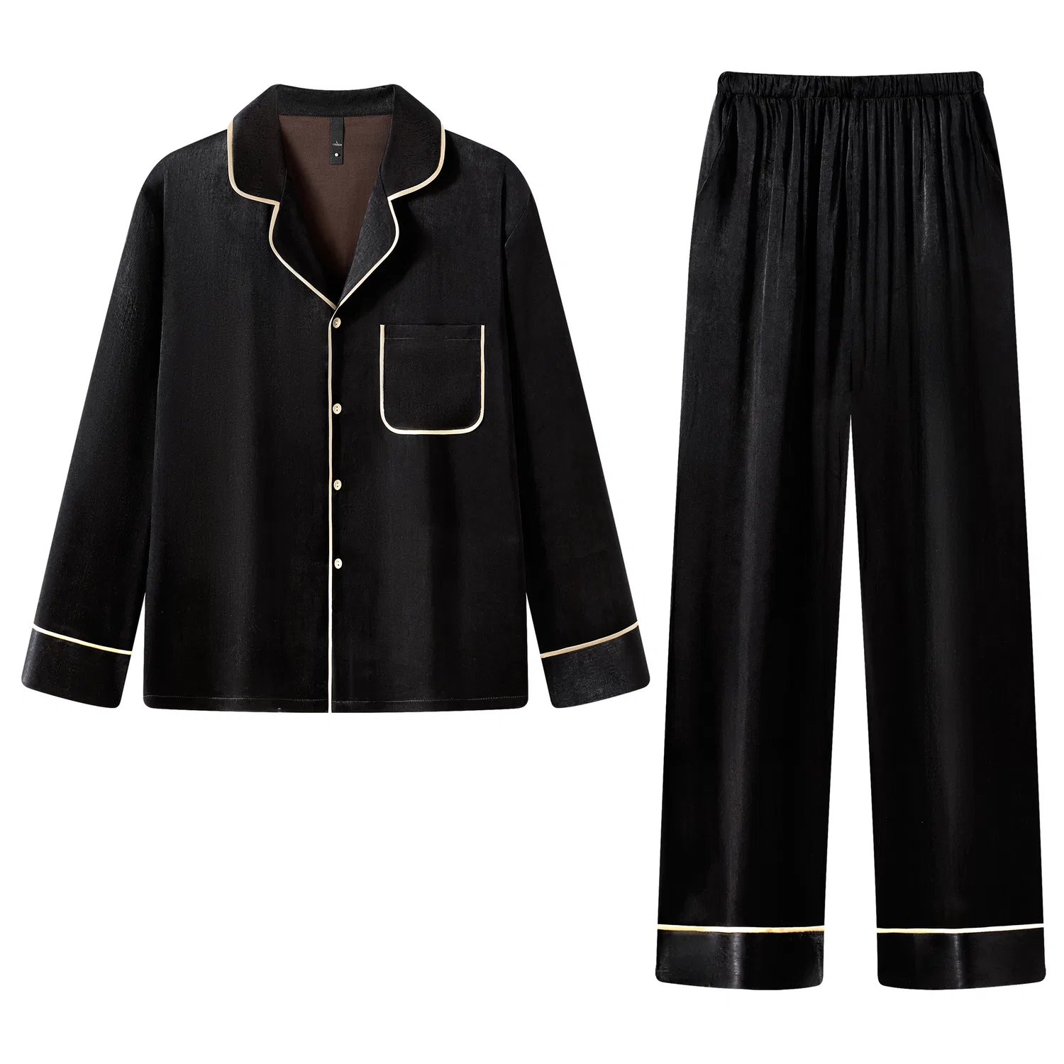 Комплект пижам для детей, хлопковый, Black, Gongdie
